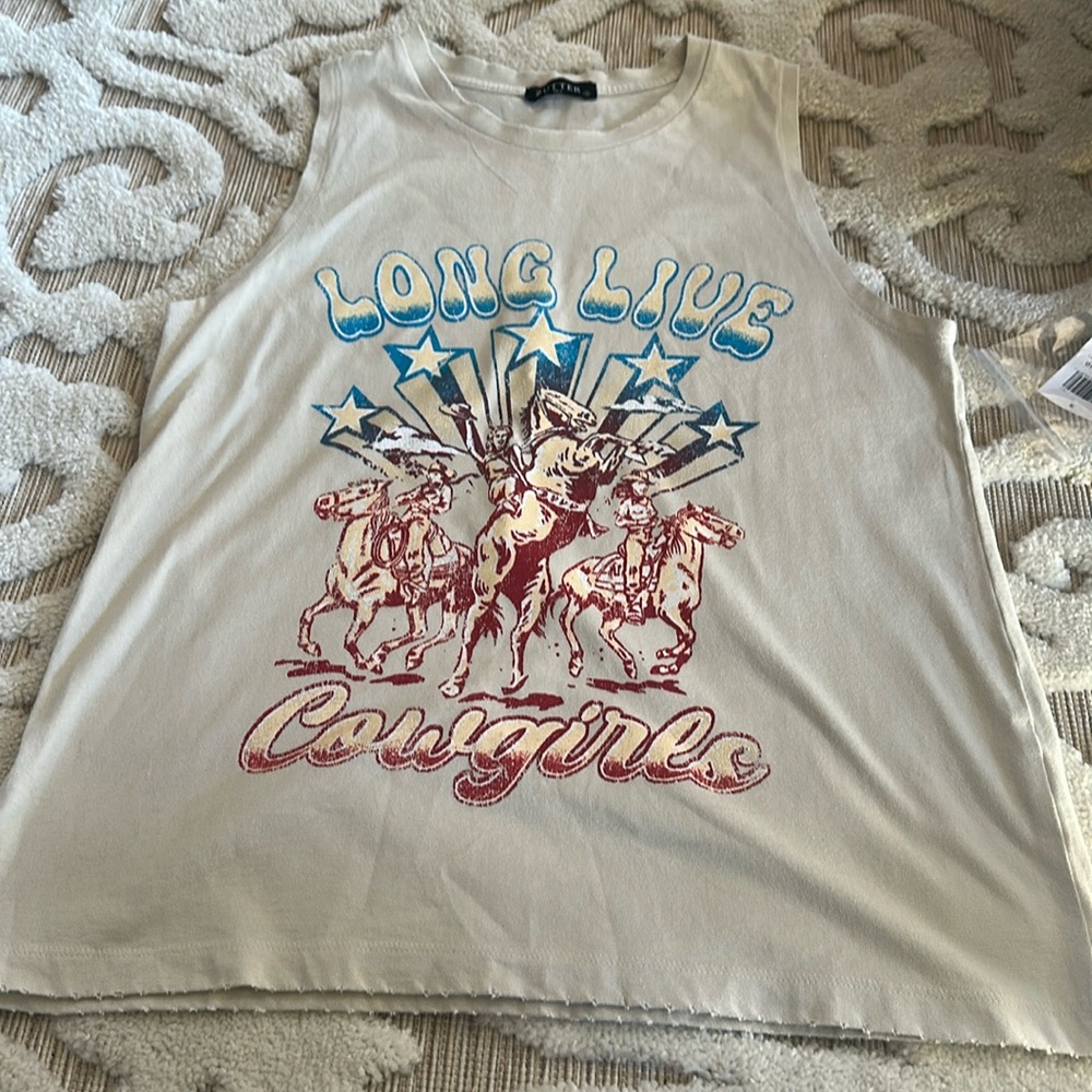 Zutter Long Live Cowgirls Tank